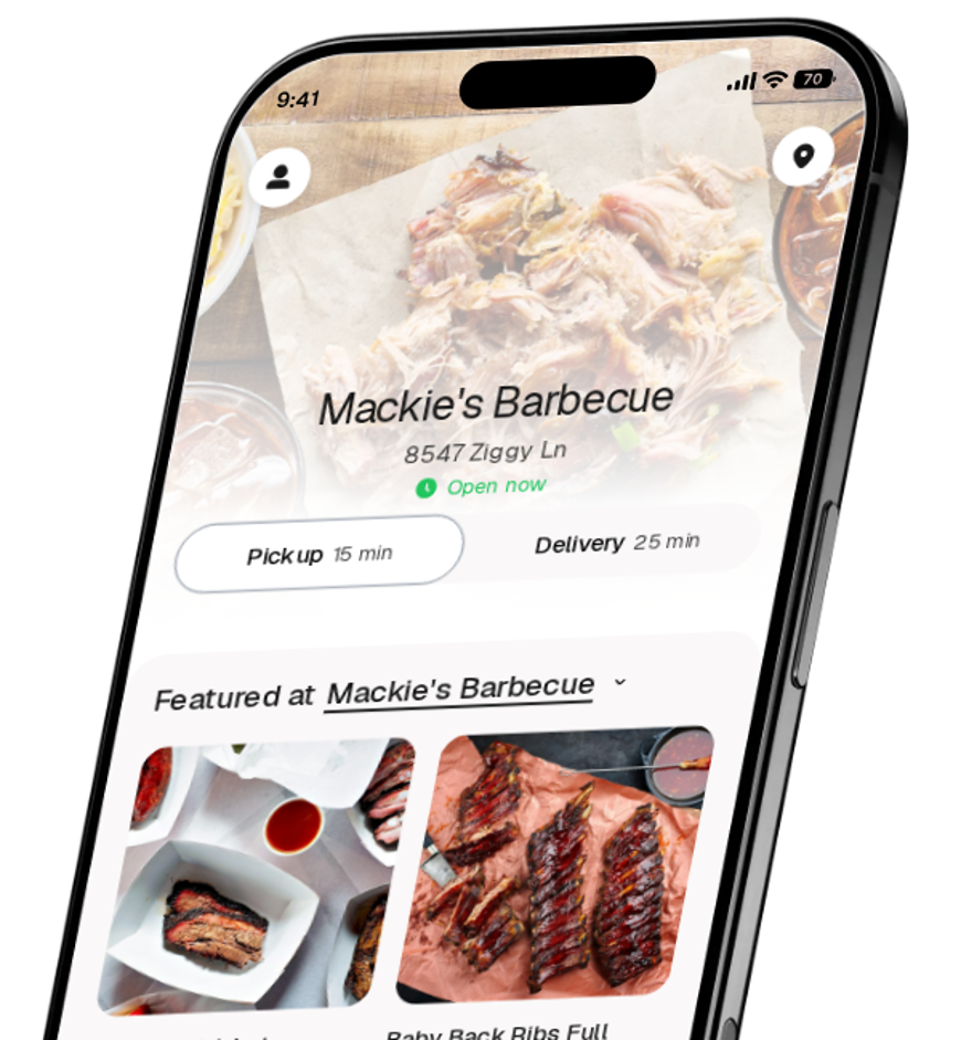 Mackie's Barbecue app preview